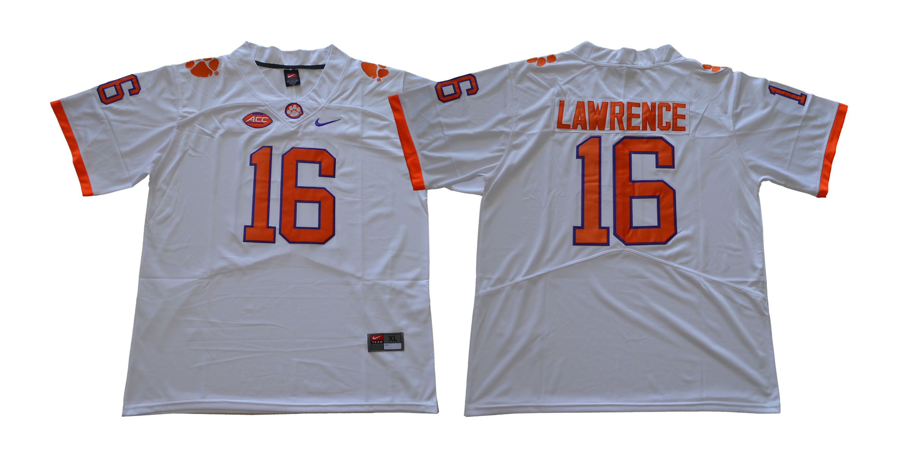 Men Clemson Tigers #16 Lawrence White NCAA Jerseys